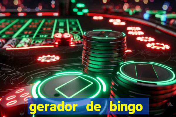 gerador de bingo cha de bebe